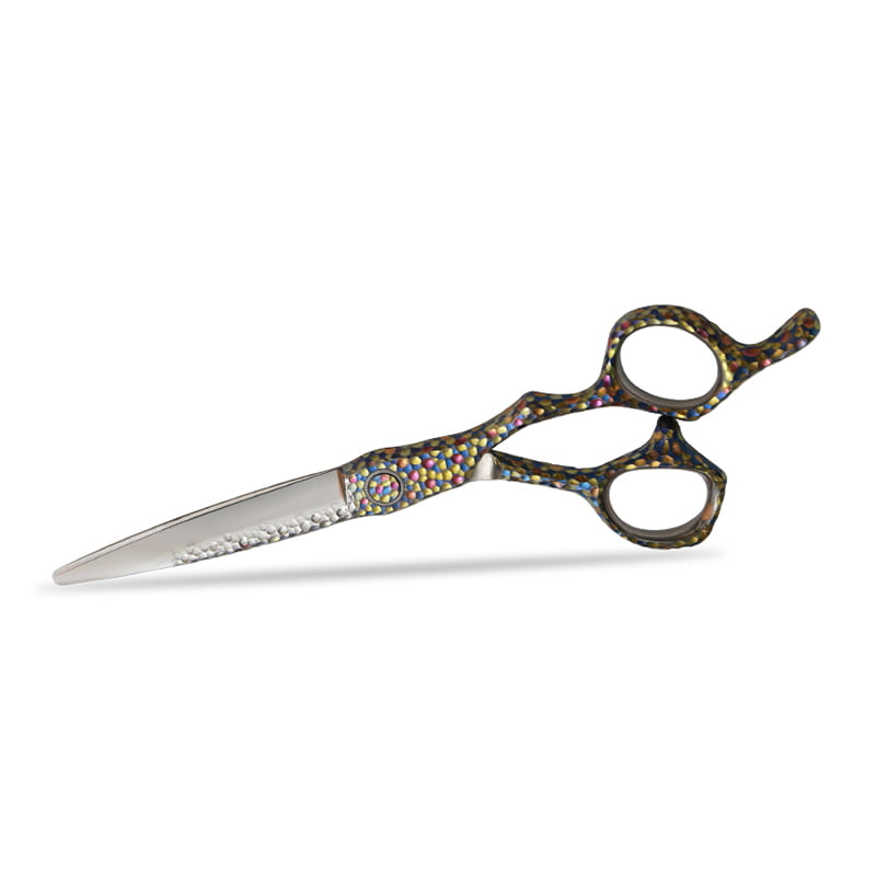 قیچی برش مو از آلیاژ تیتانیوم 'Finish Hammered'.